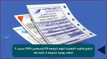 ارتفاع فاتورة الكهرباء اليوم الجمعة 29/أغسطس/2025 بسبب 5 أخطاء يومية شائعة لا تنتبه لها